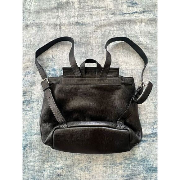 Marc Jacobs Black Pebbled 100% Cow Leather Pike Place Backpack main image 7